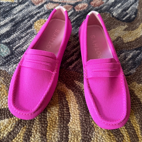 Rothy's The Driver Loafers in Dragonfruit - Picture 7 of 7